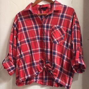 Red flannel top